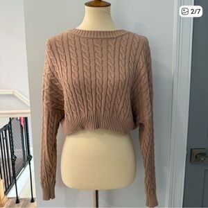 Altar’s State Cable knit sweater NWOT